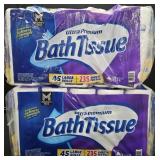 2- Ultra Premium Bath Tissue 45 rolls each