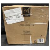 300ct. Box of LED Icicle Lights, Cool White