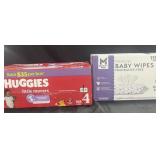 Huggies 4 22-37lbs 168 diapers, 12 pack of baby