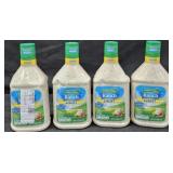 4- Hidden Valley Ranch Light Dressing 40oz each