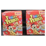 2- Fruity Pebbles 38oz each