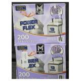 2- Power Flex 13 gallon trash bags 200 count each