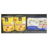 2 cans of Fruit Cocktail 104 oz each, Gogo