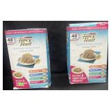 96 cans of Fancy Feast Cat food