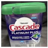 82ct. Tub of Cascade Platinum Plus ActionPacs
