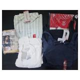 Women's size X-Large dresses, bathrobe and bras.