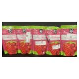 5 bags of Freeze dried strawberry slices 3 oz