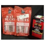 Jack Links 15 beef steaks, 2 12 packs of Original