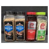 2-29 oz Montreal Steak seasoning, 40oz seasoned