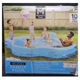 Inflatable Family Pool. Not tested