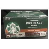 Starbucks Pike Place Roast 72 K-cups