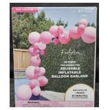 Pink Paradise reusable balloon arch