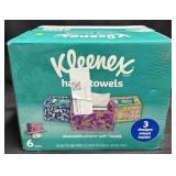 6- 60ct. Boxes of Kleenex Hand Towels