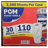 POM Paper Towels 30 rolls