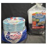 Bag of Chinet 10.5' Paper Dinner Plates
