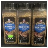3 Montreal Steak Seasoning 29 oz each
