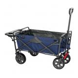 Mac Sports Folding Wagon with Tailgate and Table