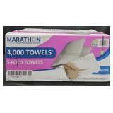 Marathon S-fold Towels 4,000 count