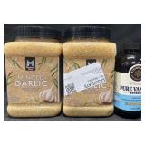 2-48oz minced garlic & 8 fl oz pure vanilla