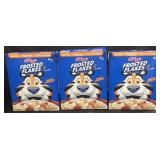 3 boxes of Frosted Flakes 55 oz each