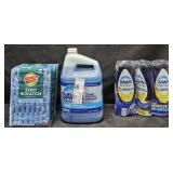 Scotch Brite sponges 24 count. Dawn 1 gallon.