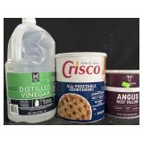 1 gallon bottle distilled vinegar. 6lbs Crisp all