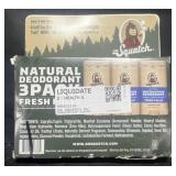 Natural Deodorant 3 pack
