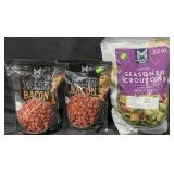 2-20oz real crumbled bacon & 32oz seasoned