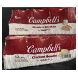 8 cans of campbells cream of chicken soup. 12