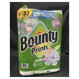 Bounty Prints Paper towels 12 rolls