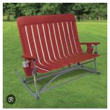 Portable Double Rocking Chair, red, factory