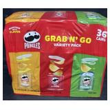 Pringles grab nï¿½ go variety pack 36 cans