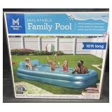 Inflatable Family Pool not tested