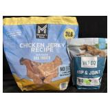 48oz of chicken jerky DOG TREATS. hip and joint