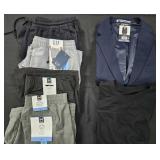Men's size Large shorts, shirt and blazer. Most