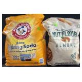 13.5lb pure baking soda 100+ uses. 3lb almond nut