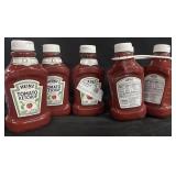 6 bottles of Heinz tomato ketchup 44oz.