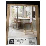 Faux Leather Counter Stool not checked for