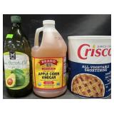 34 fl oz Avocado oil, 64 fl oz Apple Cider