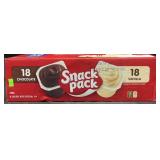 36-3.25oz Snack Pack pudding cups