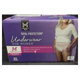 Womenï¿½s Total protection underwear size M
