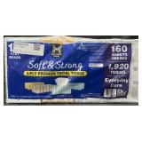 12 flat boxes soft & strong tissues, 1,920 total