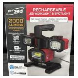 EP360 2000 Lumen Rechargeable LED Worklight &