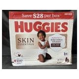 132 Huggies size 4 skin essentials diapers