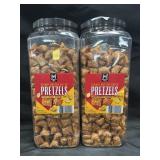 2-44oz peanut butter filled pretzels