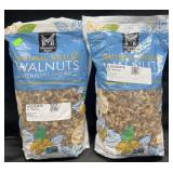 2-48oz natural shelled walnuts