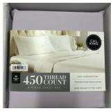 450TC 4-Piece Sheet Set, Cal King