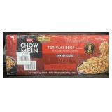 Chow Mein Teriyaki Beef flavor 8 trays