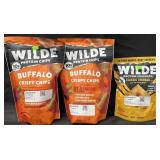 2-7 oz Wilde Buffalo protein chips & 7.4oz Wilde