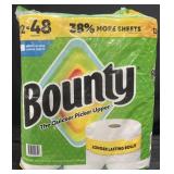12 rolls Bounty paper towels